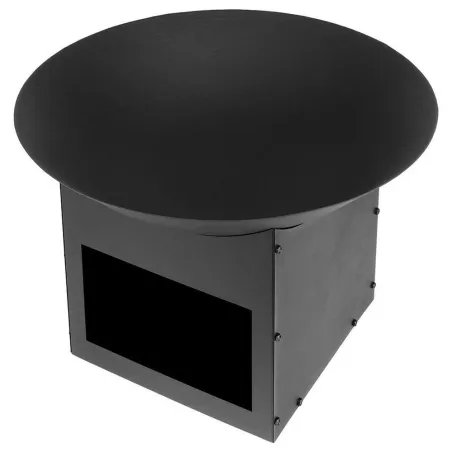 Brasero métal noir Ø57cm - Chaleur et style extérieur