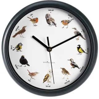 Horloge murale à chants d'oiseaux 50 cm - Nature chez vous