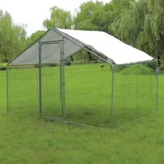 Enclos volailles 6m² - Toit étanche et cadre renforcé