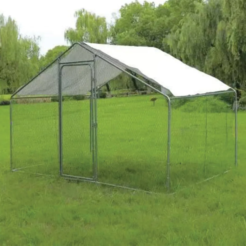Enclos volailles 6m² - Toit étanche et cadre renforcé