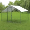 Enclos volailles 6m² - Toit étanche et cadre renforcé