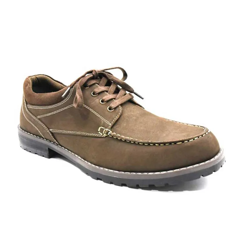 Derby cuir gras marron - Confort et élégance 39-46