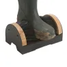 Gratte-bottes 4 brosses nylon rigide + repose-pied 23x15cm