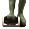 Gratte-bottes 4 brosses nylon rigide + repose-pied 23x15cm