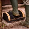 Gratte-bottes 4 brosses nylon rigide + repose-pied 23x15cm