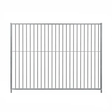 Panneaux de chenil à barreaux acier inoxydable 1,5 m ou 2m Hauteur 184 cm