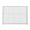 Panneaux de chenil à barreaux acier inoxydable 1,5 m ou 2m Hauteur 184 cm