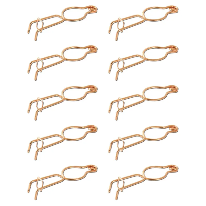 10 pièges à taupe en acier cuivré - Efficacité prouvée