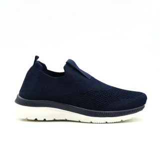 Baskets femme sans lacets bleu marine - Confort et style