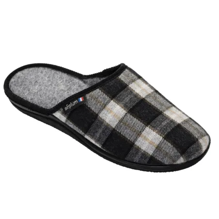 Chaussons Walter gris homme - Confort Airflex & détente