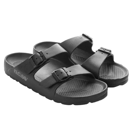 Sandales EVA légères double bride noires 36-45 - 280g