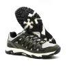 Baskets outdoor mixtes kaki/noir/beige - Confort & style