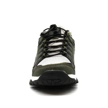 Baskets outdoor mixtes kaki/noir/beige - Confort & style