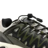 Baskets outdoor mixtes kaki/noir/beige - Confort & style