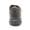 Baskets cuir stretch double velcro - Semelle PVC éleveur