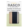 Kit entretien cuir daim/nubuck - bloc + brosse 50ml