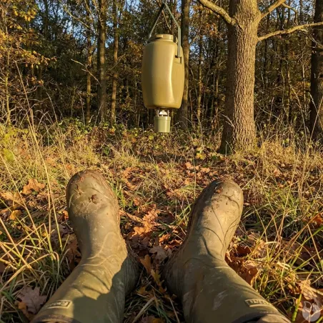 Kit agrainoir autonome 6V - Bidon 60L + batterie et pince