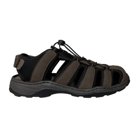 Sandales homme cuir marron AYOKA Doul - Confort & style