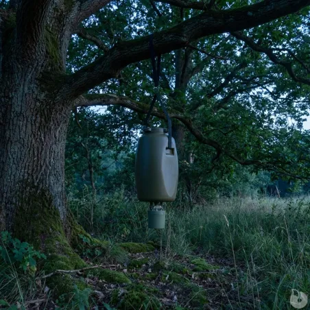 Kit agrainoir autonome 6V - Bidon 60L + batterie et pince