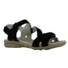 Sandales femme cuir noir confort scratch 36-41