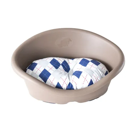 Coussin confort pour corbeille chien en plastique