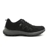 Chaussures basses Ayoka Dick noires en cuir imperméable