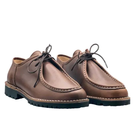 Bottes Maquignon cuir marron - Semelle caoutchouc 40-46