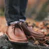 Bottes Maquignon cuir marron - Semelle caoutchouc 40-46