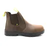 Bottines sécurité Jackman S3 cuir marron - embout acier
