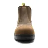 Bottines sécurité Jackman S3 cuir marron - embout acier