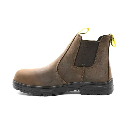 Bottines sécurité Jackman S3 cuir marron - embout acier