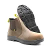 Bottines sécurité Jackman S3 cuir marron - embout acier