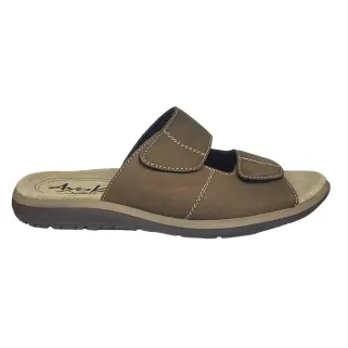 Sandales Debi cuir marron homme - Confort & style AYOKA