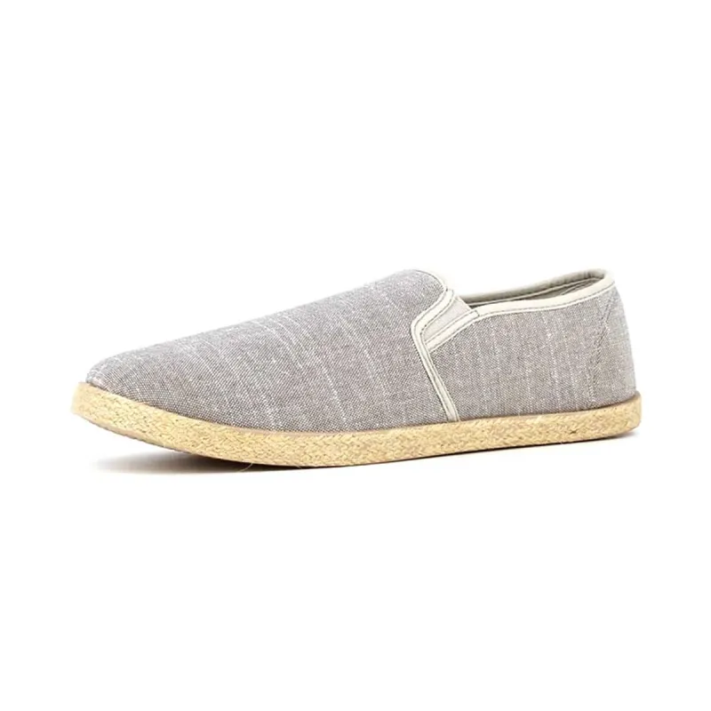 Chaussures toile homme gris - Confort décontracté