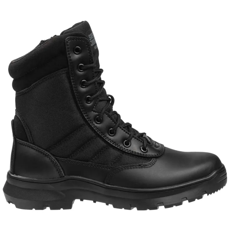 Chaussures Tactic mi-hautes noires antidérapantes pour éleveurs