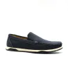 Chaussures bateau homme bleu marine sans lacets