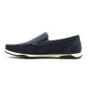 Chaussures bateau homme bleu marine sans lacets