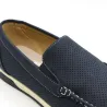 Chaussures bateau homme bleu marine sans lacets