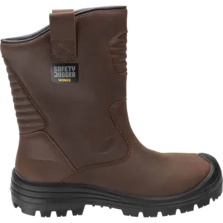 Bottes sécurité Mayon S3S Homme - Marron 50°C+