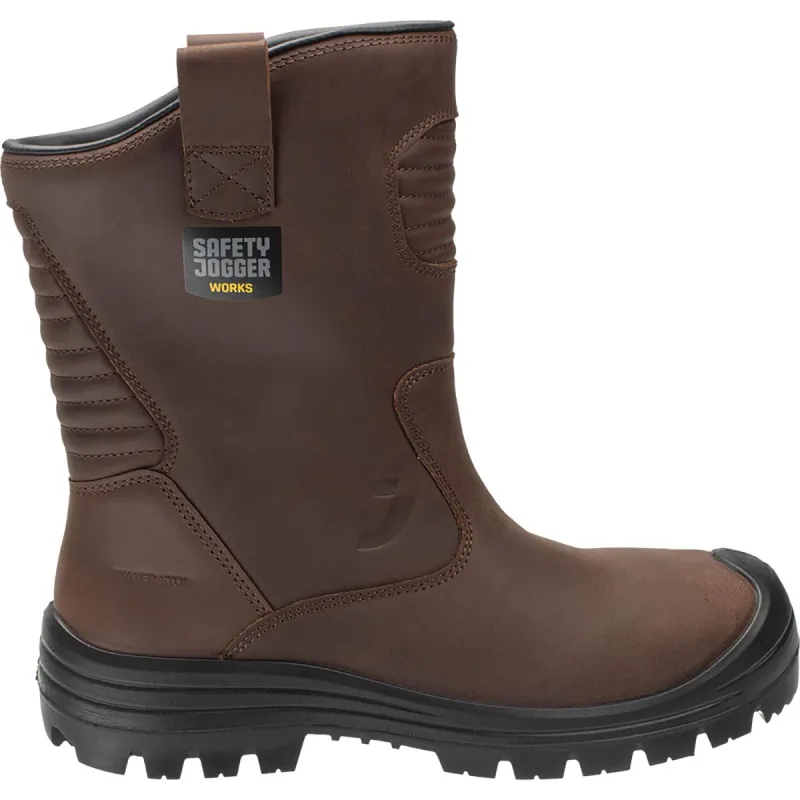 Bottes sécurité Mayon S3S Homme - Marron 50°C+