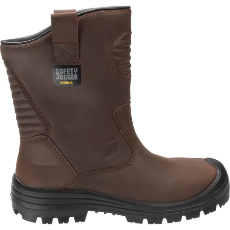 Bottes sécurité Mayon S3S Homme - Marron 50°C+