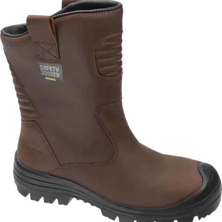 Bottes sécurité Mayon S3S Homme - Marron 50°C+