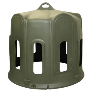 Cloche à foin Kerbl 10 ouvertures - Anti-gaspi pour élevage