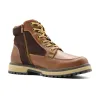 Bottines marron PU microfibre - Confort & résistance