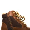 Bottines marron PU microfibre - Confort & résistance