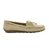 Mocassins femme cuir suédé beige 36-41 - Confort & élégance