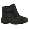 Bottines fourrées femme noires à scratch 36-41