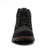 Bottes Grass cuir noir imperméables - Semelle PU