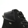 Bottes Grass cuir noir imperméables - Semelle PU