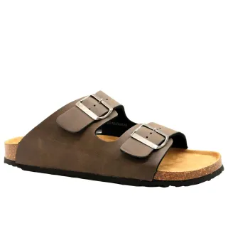Sandales Tristan marron à brides réglables 40-45